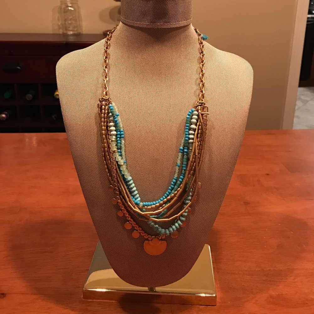 Stella & Dot Isa Disk Necklace